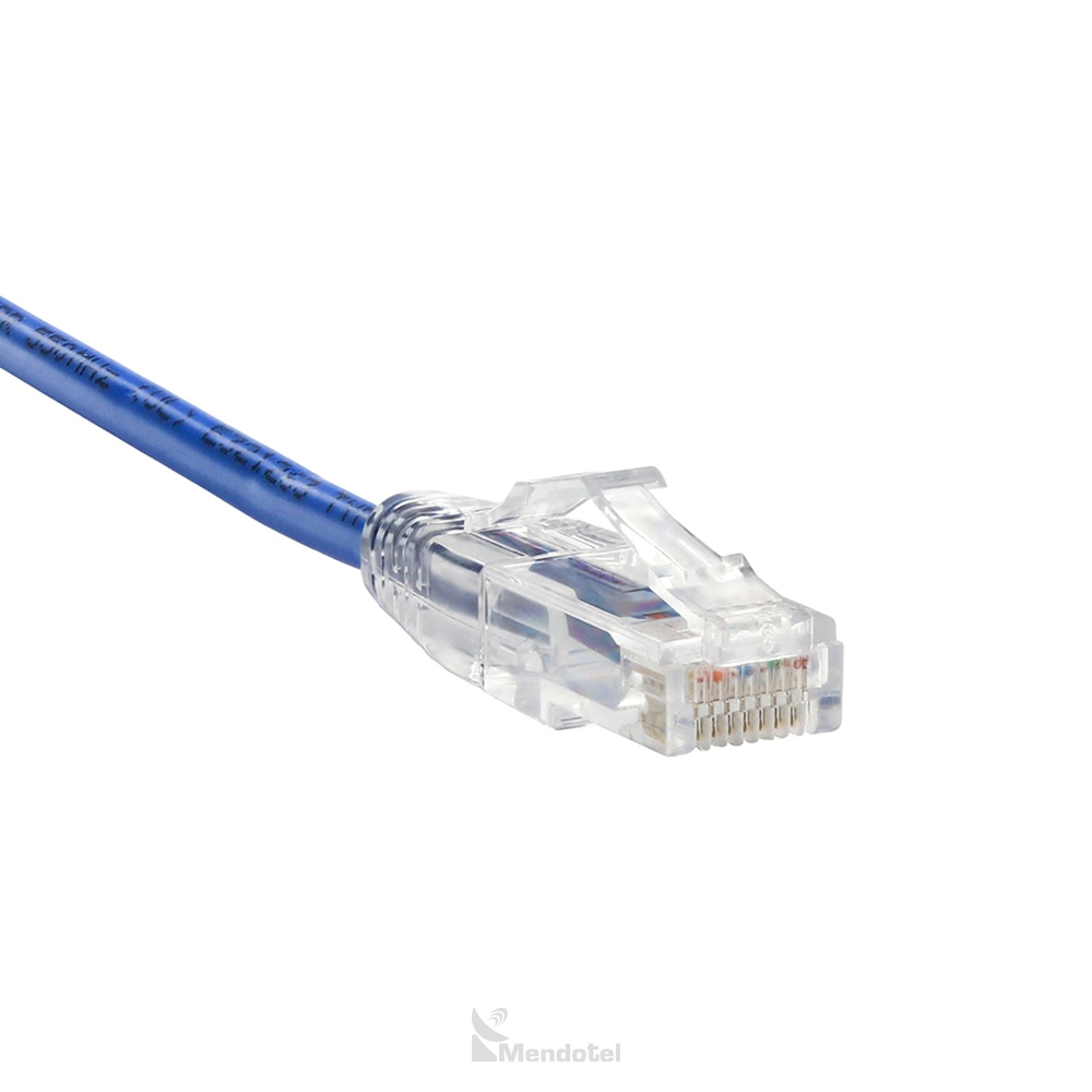 Patch slim CAT6A UTP 1FT Copperled - SKU: CL-28U-C6A-01-BL
