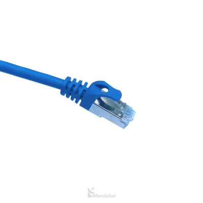 Patch blindado CAT6A S/FTP 7FT Copperled - SKU: CL-28F-C6A-07-BL