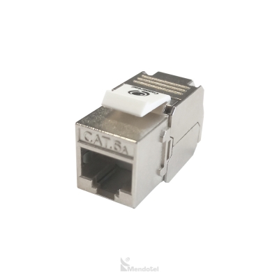 Jack CAT6A FTP blindado 180° Copperled - SKU: CL-KJ-C6A01