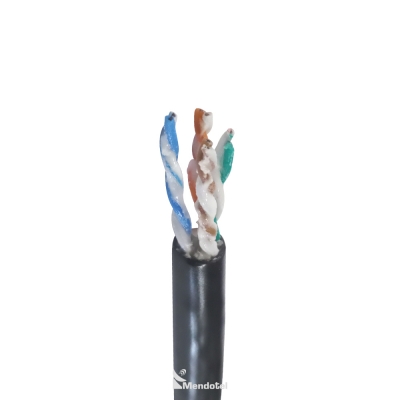 Cable CAT6 UTP gel UV exterior Copperled 23AWG - SKU: CL-23U-C6-DB-GL