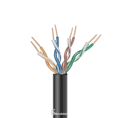 Cable CAT6 UTP gel UV exterior Copperled 23AWG - SKU: CL-23U-C6-DB-GL
