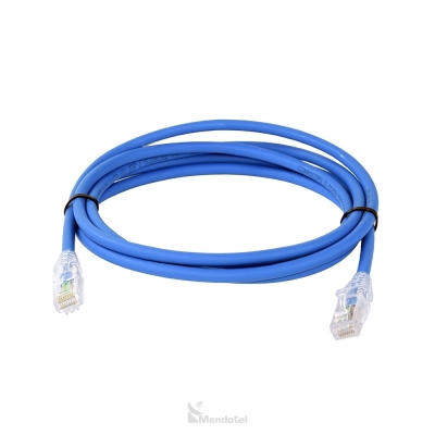 Patch Cords slim CAT6 UTP 28AWG 3FT Copperled - SKU: CL-28U-C6-03-BL