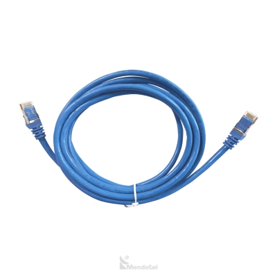 Patch Cords blindados slim CAT6 S/FTP 28AWG 10FT Copperled - SKU: CL-28F-C6-10-BL