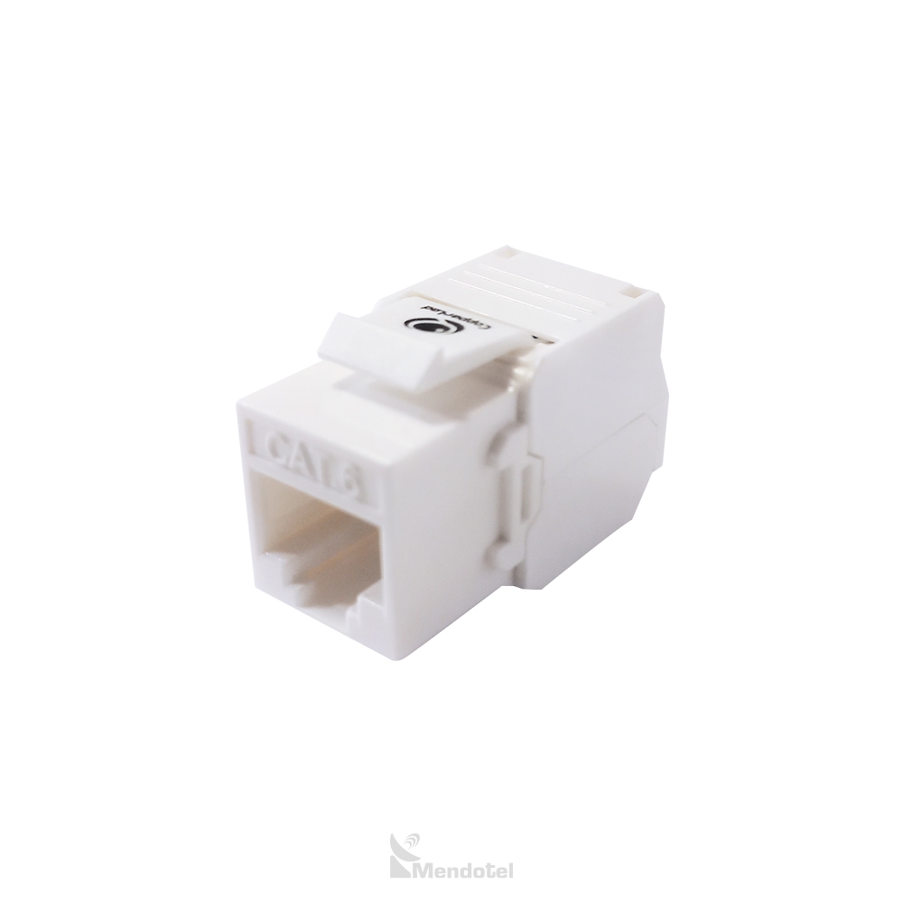 Jack UTP CAT6 Slim Blanco Copperled - SKU: CL-KJU-C617-WH
