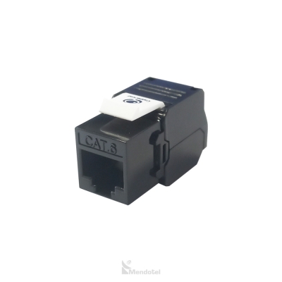 Jack UTP CAT6 Slim Negro Copperled - SKU: CL-KJU-C617-BK