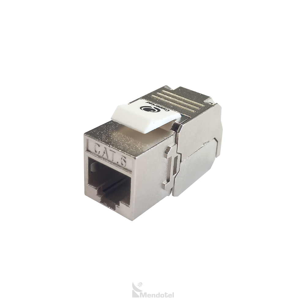 Jack Blindado FTP CAT6 Slim Metálico Copperled - SKU: CL-KJS-C609