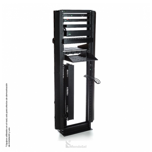 Rack abierto de 42U de 2 postes Nitrotel - SKU: NTFR2P42USTBK