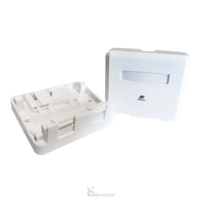 Caja sobrepuesta RJ45 Copperled 2 puertos - SKU: CL-MB-02